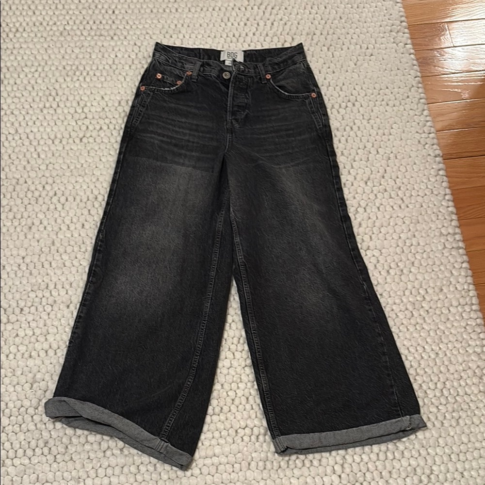 Women's Black Wide-Leg Jeans BDG